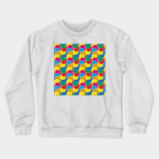 Fish Pattern Crewneck Sweatshirt